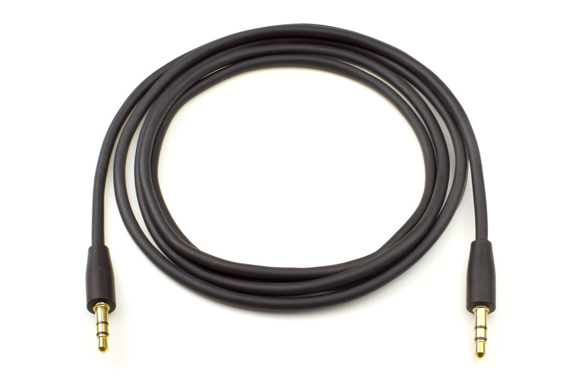 3.5 mm to 3.5 mm Shielded Stereo Cable, 1M (3 ft)