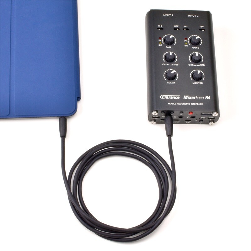 3.5 mm to 3.5 mm Shielded Stereo Cable, 1M (3 ft)