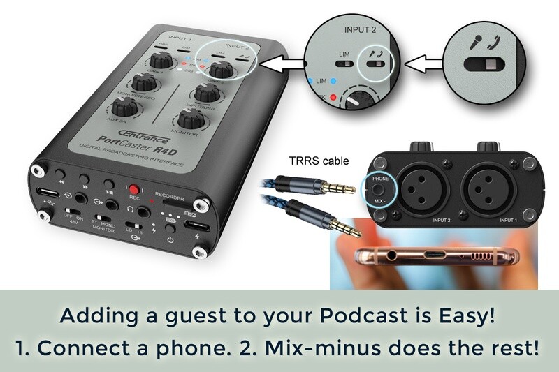 TRRS Cable for PortCaster