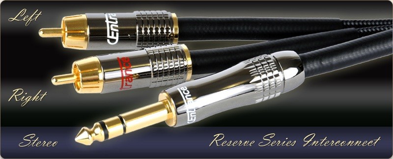 Reserve Series Stereo 1/4&quot; to Dual RCA cable