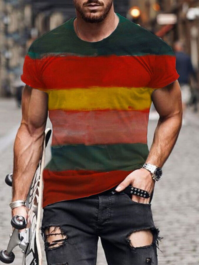 fitted crew neck tee