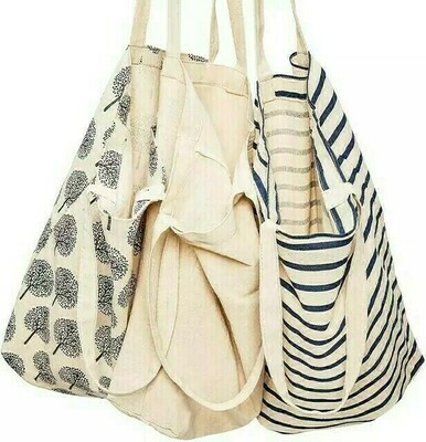 Printed Canvas - Tote Bag