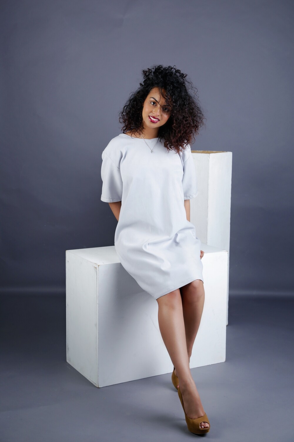 Rika - Loose Fit Shift Dress