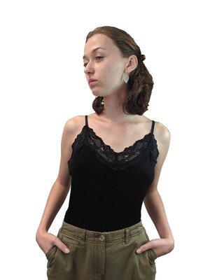 Ashley - Lace Vest Top