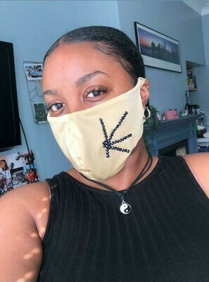 Non Medical - Swarovski Crystal Personalized Masks