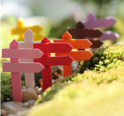Miniature Wooden Fence- Home
