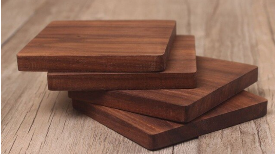 Wooden Coaster- Home, Style: Square 1