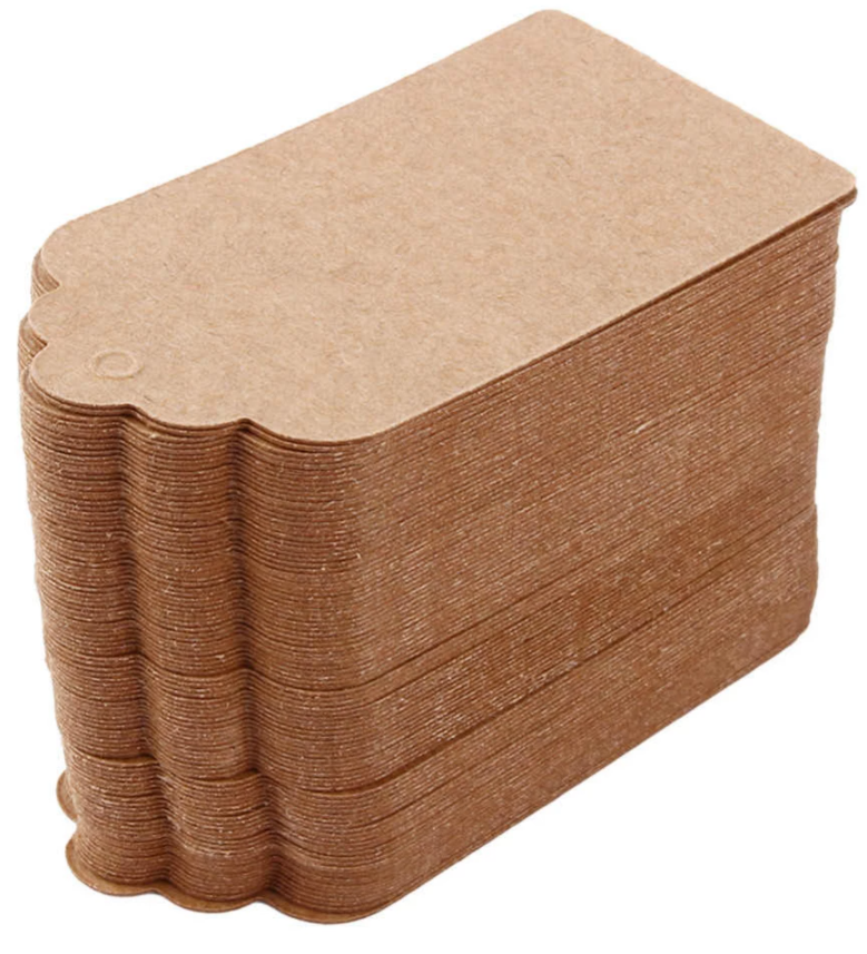 Kraft Tags - Crafts, Colour: Brown