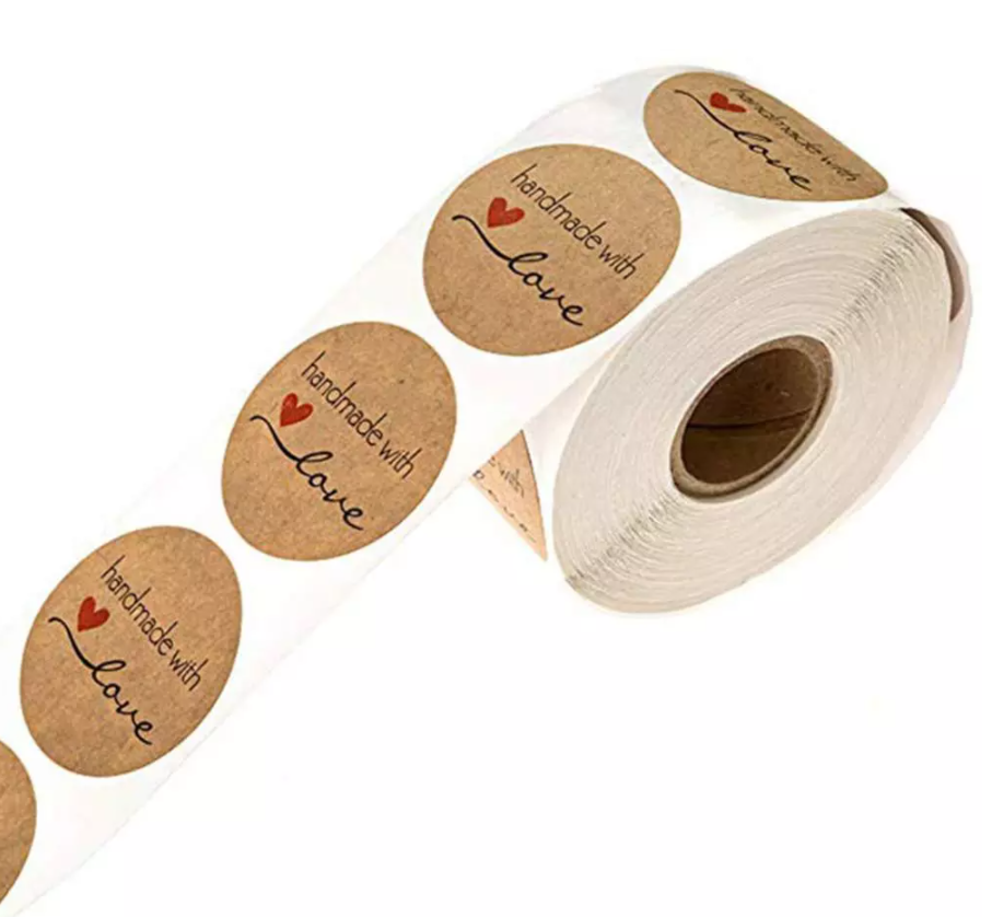 Handmade With Love Sticker - Crafts