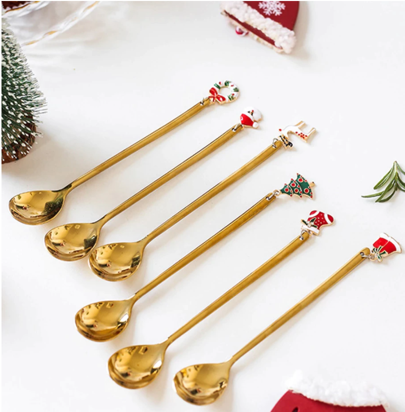 Spoon Set - Gifts, Colour: Gold