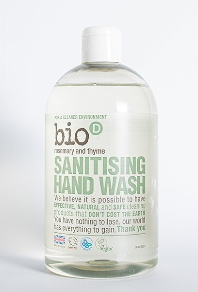 BIO-D PLUM &amp; MULBERRY SANITISING HAND WASH – 500ML WITH PUMP  - Home