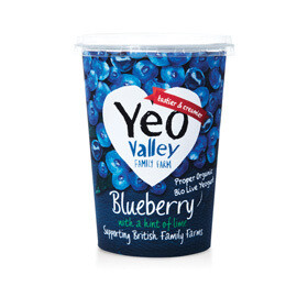 Yeo Valley  Yoghurt Blueberry &amp; Lime