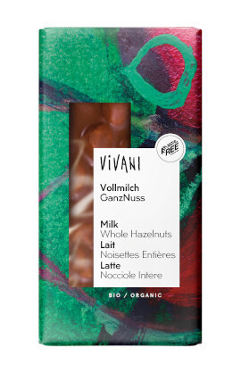 VIVANI Dark Chocolate with Whole Hazelnuts