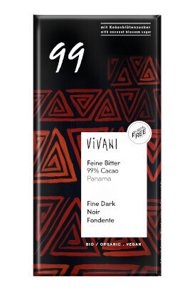 VIVANI Dark Chocolate Panama 99% Cocoa