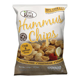 Eat Real Hummus Chips Chilli &amp; Lemon- Food