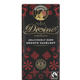 Divine Dark Chocolate Hazelnut Praline- Food