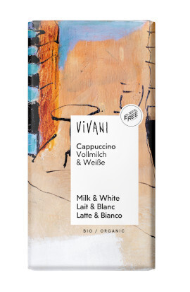 VIVANI Cappuccino Chocolate - White &amp; Milk Layers