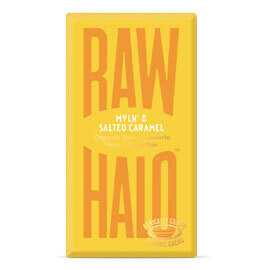 Raw Halo  Mylk &amp; Salted Caramel Raw Chocolate
