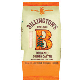Billington Golden Caster Sugar - Food