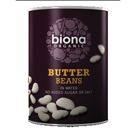 Biona Tinned Butter Beans- Food