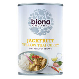 Biona Tinned Jackfruit Yellow Thai Curry- Food