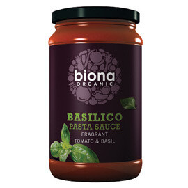 Biona Basilico Pasta Sauce- Food
