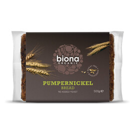 Biona Pumpernickle Bread- Food