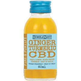 Bumblezest Fire &amp; Fortify Shot Ginger Turmeric &amp; CBD- Food