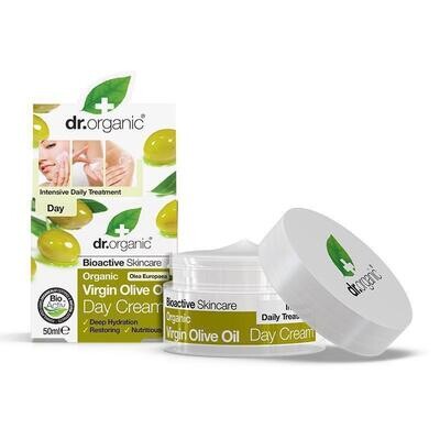 Dr Organic Virgin Olive Oil Day Cream 50ml - Beauty