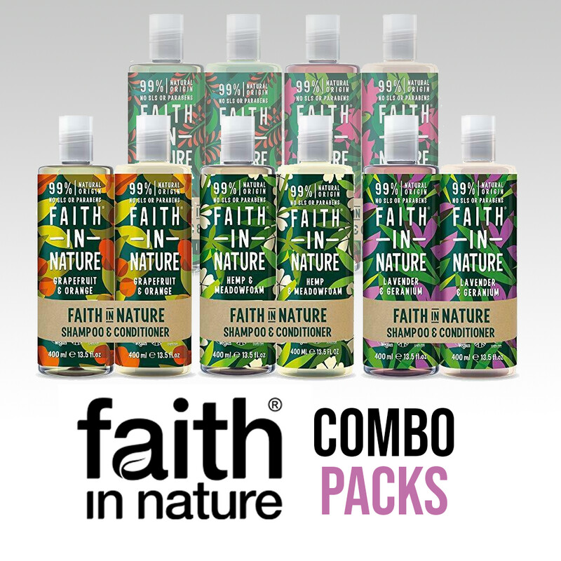 Faith In Nature Shampoo &amp; Conditioner Combo Pack 85g - Beauty