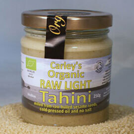 Carley&#39;s Organic Raw Light Tahini -Food