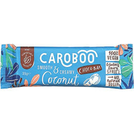 Caroboo Carob Bar Smooth &amp; Creamy Coconut -Food