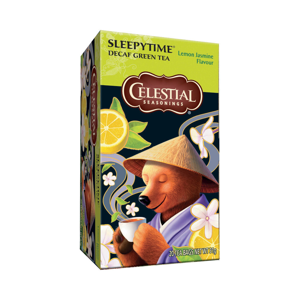 Celestial Seasonings Sleepytime Decaf Green Tea with Lemon &amp; Jasmine -Food