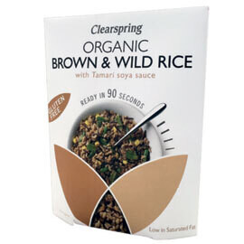 Clearspring 90 Seconds Brown &amp; Wild Rice -Food