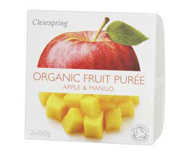Clearspring Apple &amp; Mango Puree -Food