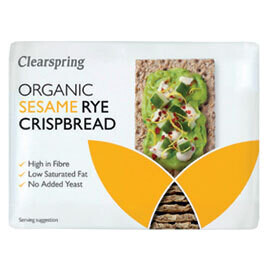 Clearspring Crispbread Rye Sesame -Food