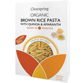 Clearspring Brown Rice Penne with Quinoa &amp; Amaranth -Food