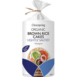 Clearspring Brown Rice Cakes Lightly Salted  -Food