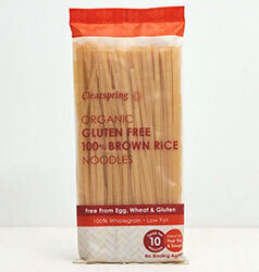 Clearspring Gluten Free Noodles 100% Brown Rice -Food
