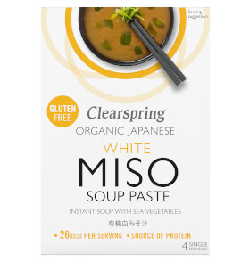Clearspring Miso Soup Paste Instant White with Sea Vegetable -Food