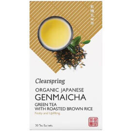 Clearspring Japanese Genmaicha Green Tea with Roasted Rice -Food
