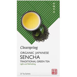 Clearspring Japanese Sencha Green Tea Bags -Food