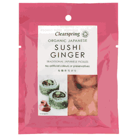 Clearspring Sushi Ginger Pickle -Food