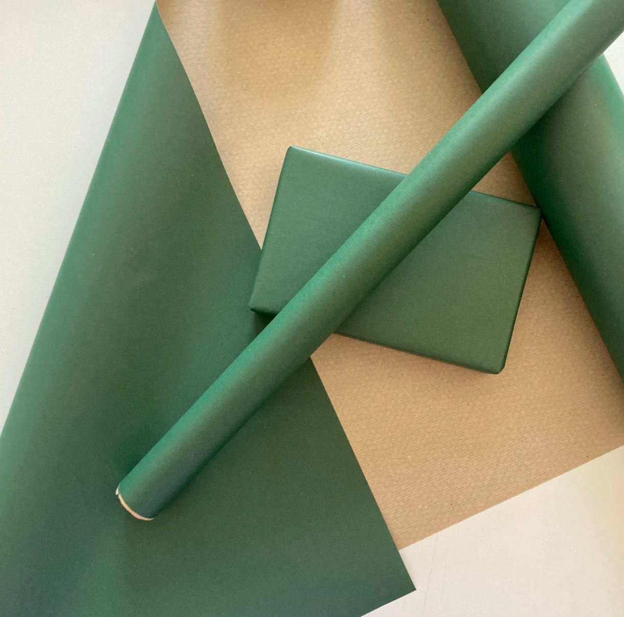 Green Biodegradable wrapping paper - Home