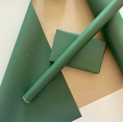 Green Biodegradable wrapping paper - Home