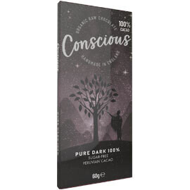 Conscious Chocolate Pure Dark 100% -Food