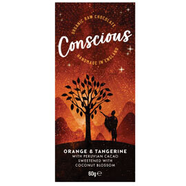 Conscious Chocolate Orange and Tangerine -Food