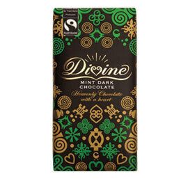 Divine Dark Mint Chocolate 75%  -Food
