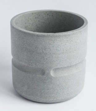 Chubby Pot in Cool Grey- HOME
