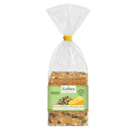 Dr. Karg Emmental Cheese and Pumpkin Seed Crispbread -Food